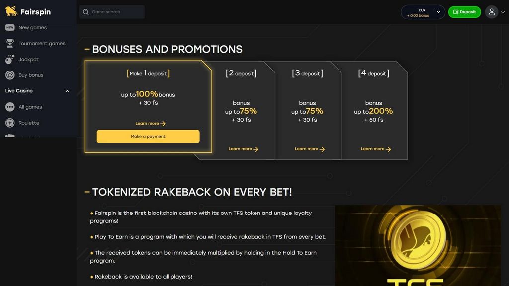 Fairspin Gambling enterprise